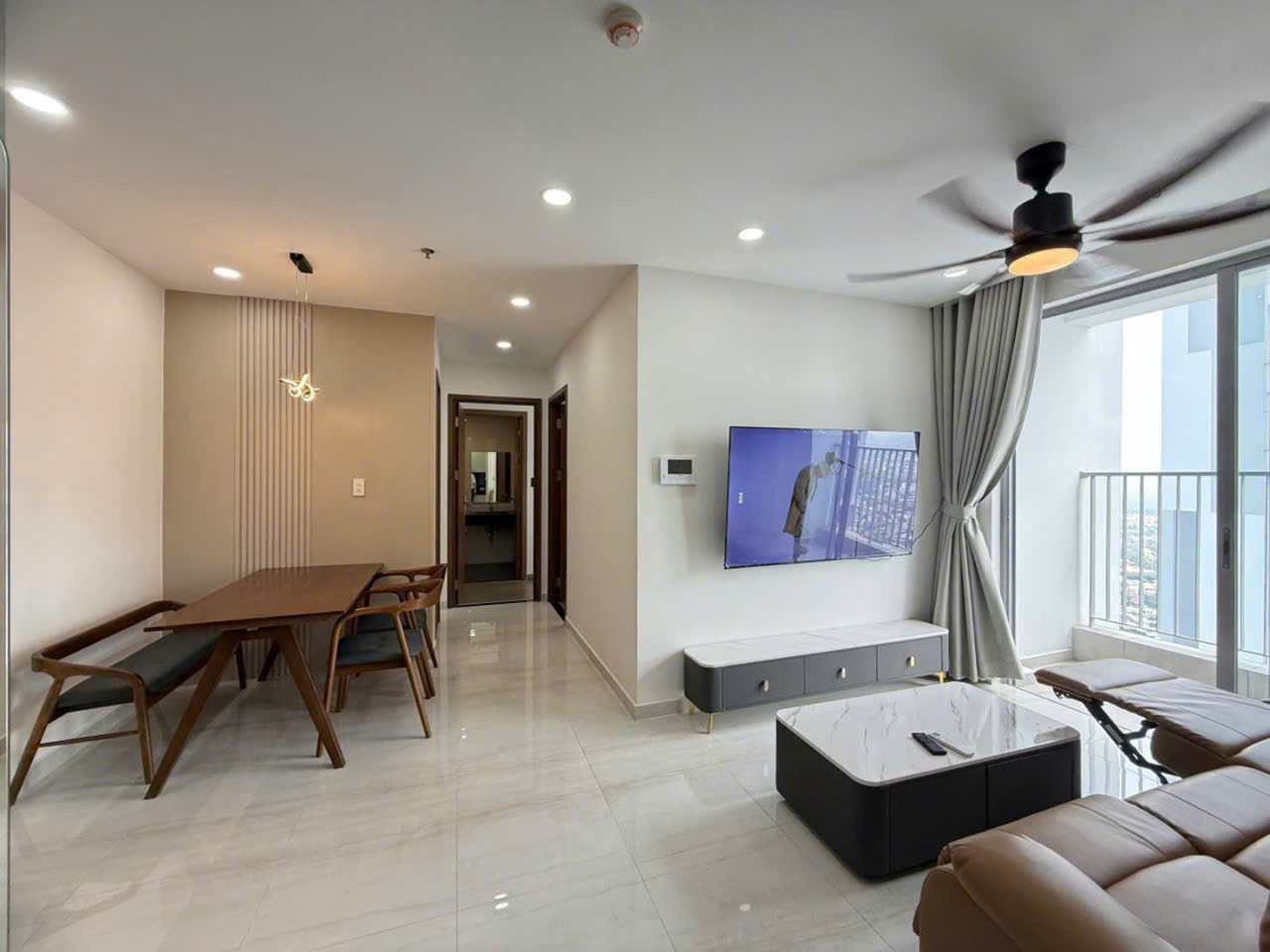 Cho thuê căn hộ 𝐇𝐀𝐏𝐏𝐘 𝐎𝐍𝐄 𝐂𝐄𝐍𝐓𝐑𝐀𝐋 2 𝐏𝐡𝐨̀𝐧𝐠 𝐍𝐠𝐮̉  KDC Phú Hoà, Thủ Dầu Một